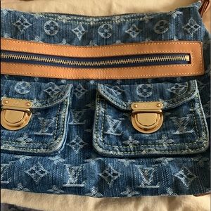 Denim handbag